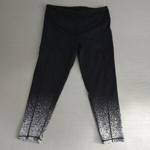 Pro Player Moisture Wicking Black & White 2 Pocket  Leggings Women’s Large